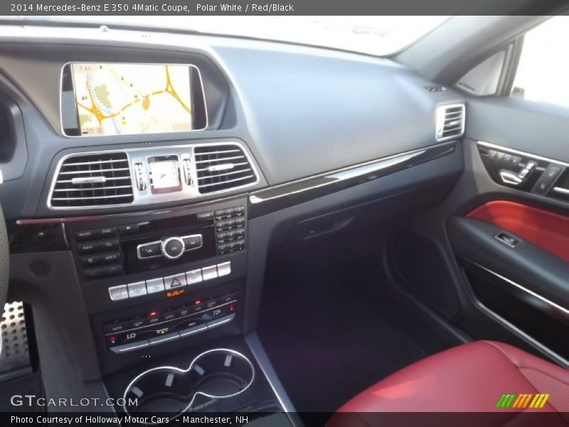 Polar White / Red/Black 2014 Mercedes-Benz E 350 4Matic Coupe