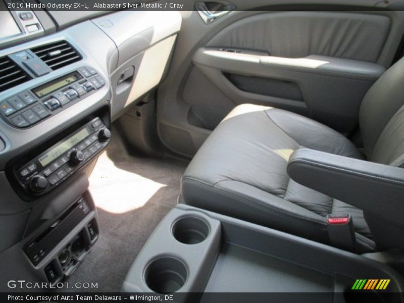 Alabaster Silver Metallic / Gray 2010 Honda Odyssey EX-L