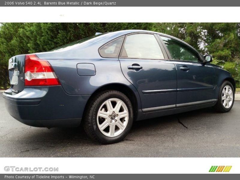 Barents Blue Metallic / Dark Beige/Quartz 2006 Volvo S40 2.4i