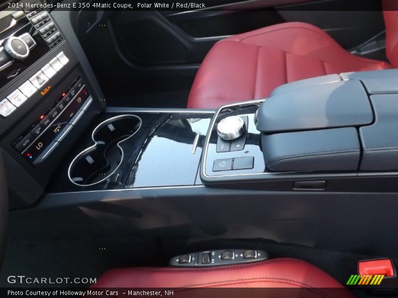 Polar White / Red/Black 2014 Mercedes-Benz E 350 4Matic Coupe