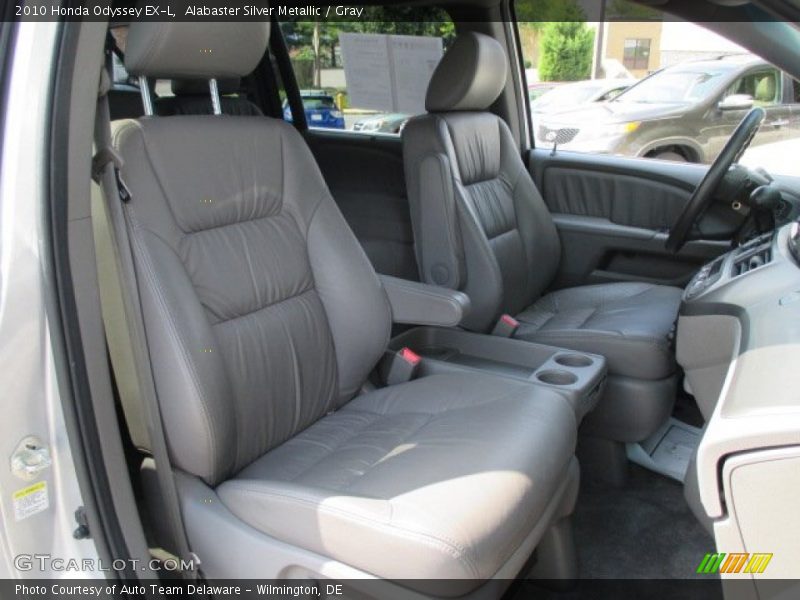 Alabaster Silver Metallic / Gray 2010 Honda Odyssey EX-L