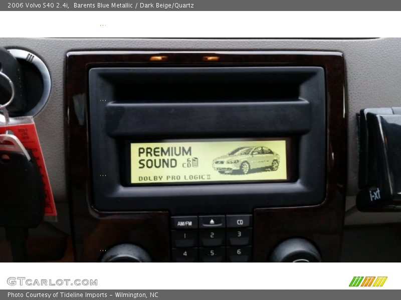 Barents Blue Metallic / Dark Beige/Quartz 2006 Volvo S40 2.4i