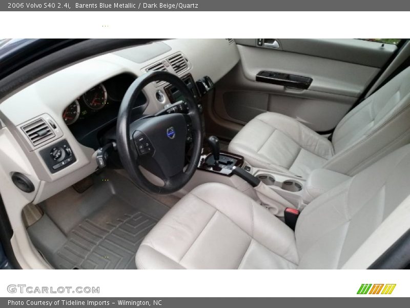 Barents Blue Metallic / Dark Beige/Quartz 2006 Volvo S40 2.4i