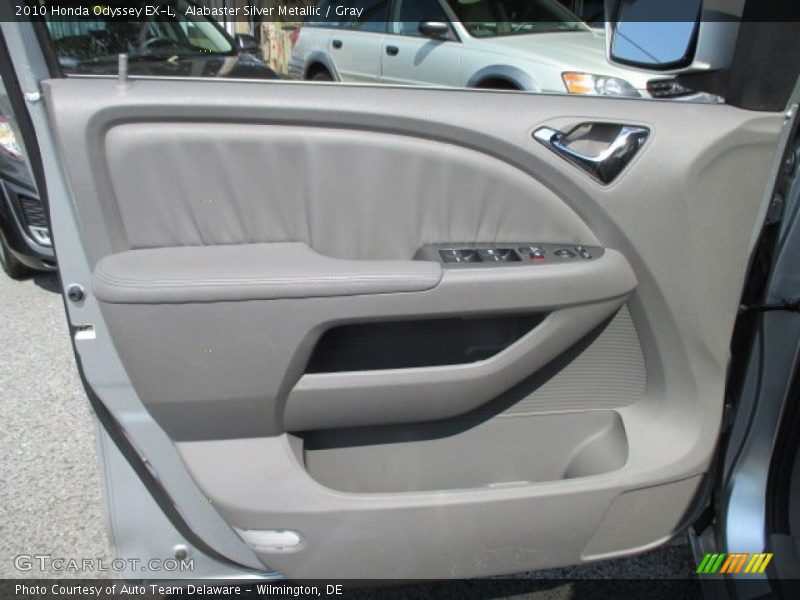 Alabaster Silver Metallic / Gray 2010 Honda Odyssey EX-L