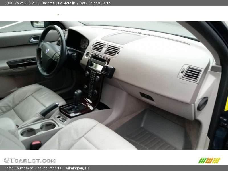 Barents Blue Metallic / Dark Beige/Quartz 2006 Volvo S40 2.4i