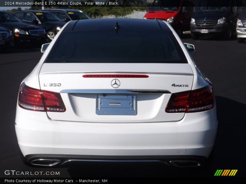 Polar White / Black 2014 Mercedes-Benz E 350 4Matic Coupe