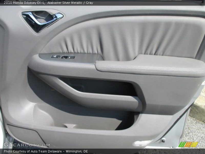 Alabaster Silver Metallic / Gray 2010 Honda Odyssey EX-L