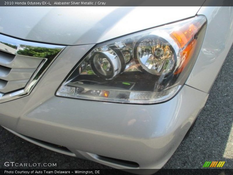 Alabaster Silver Metallic / Gray 2010 Honda Odyssey EX-L