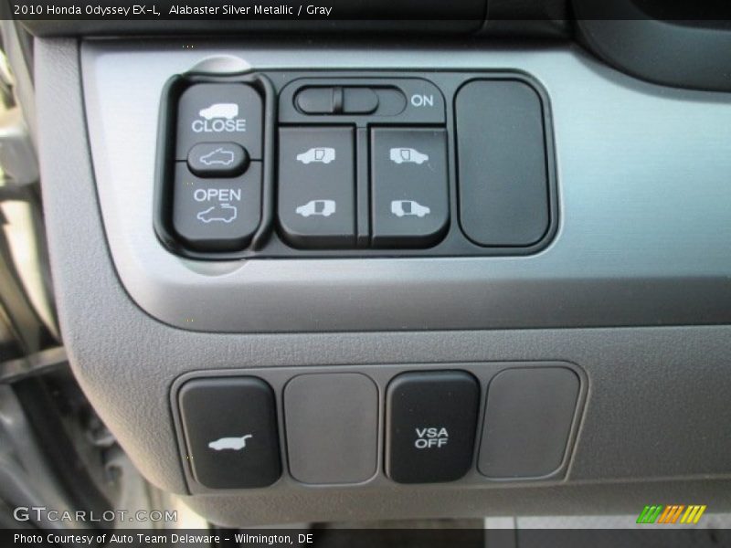 Alabaster Silver Metallic / Gray 2010 Honda Odyssey EX-L