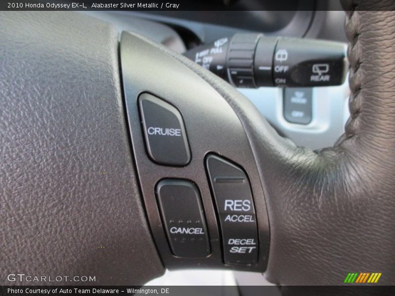 Alabaster Silver Metallic / Gray 2010 Honda Odyssey EX-L