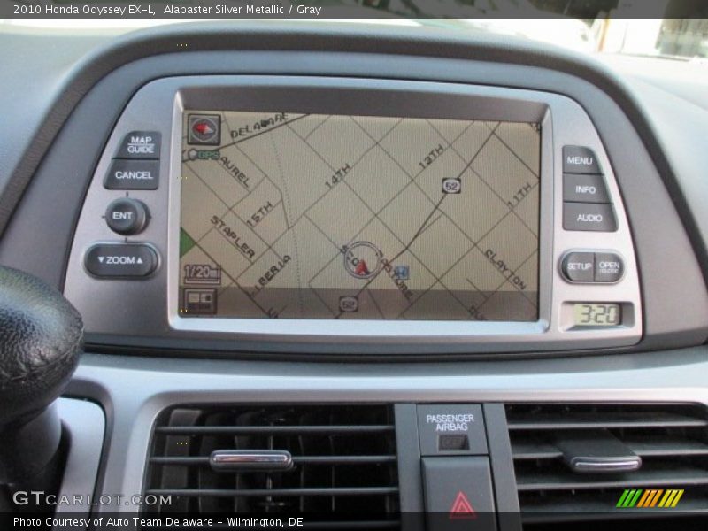 Alabaster Silver Metallic / Gray 2010 Honda Odyssey EX-L