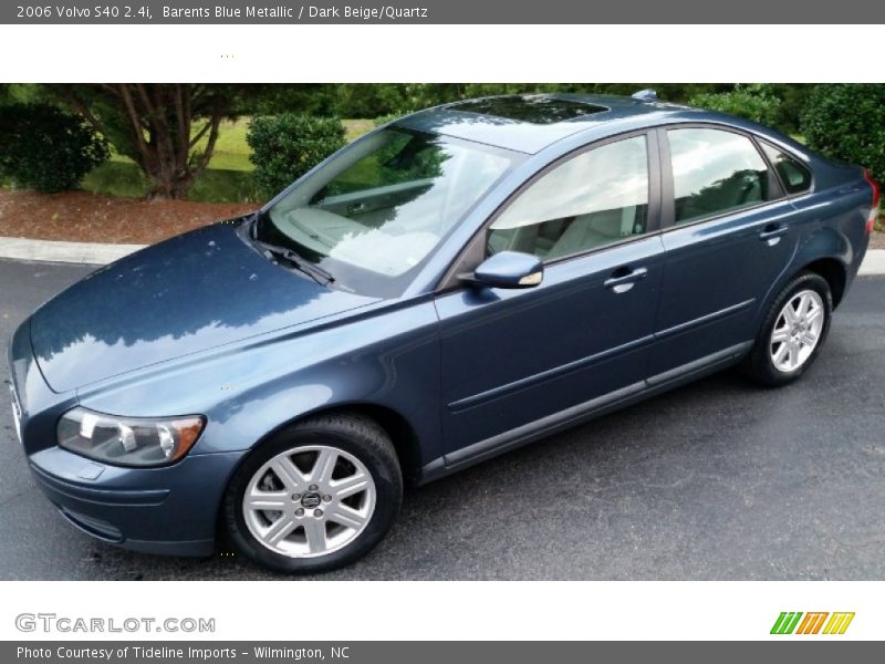 Barents Blue Metallic / Dark Beige/Quartz 2006 Volvo S40 2.4i