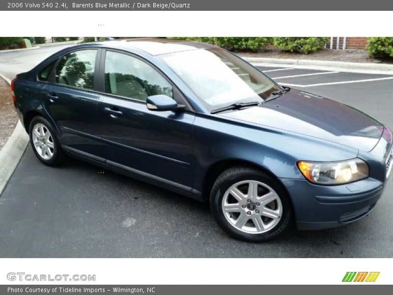 Barents Blue Metallic / Dark Beige/Quartz 2006 Volvo S40 2.4i