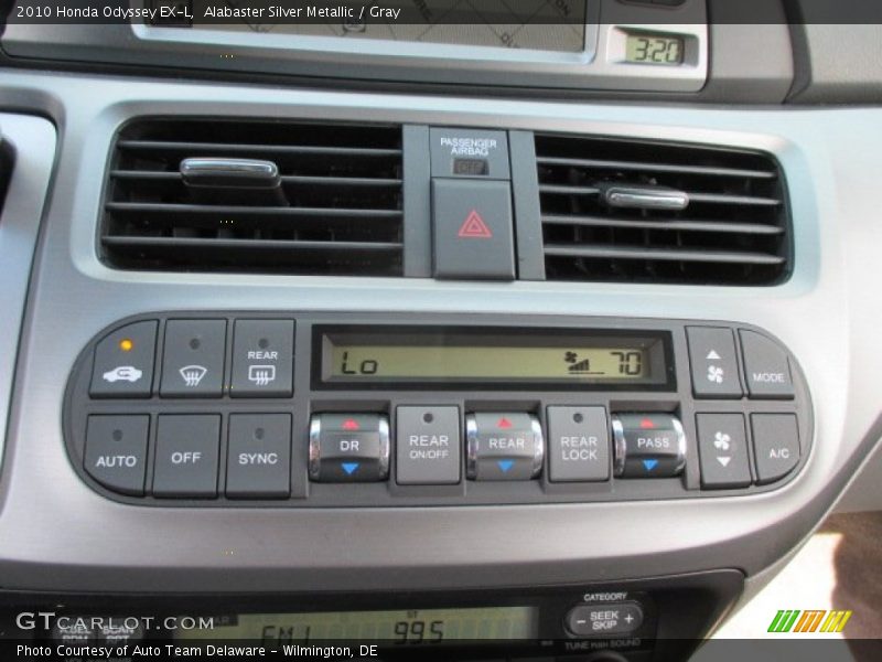 Alabaster Silver Metallic / Gray 2010 Honda Odyssey EX-L