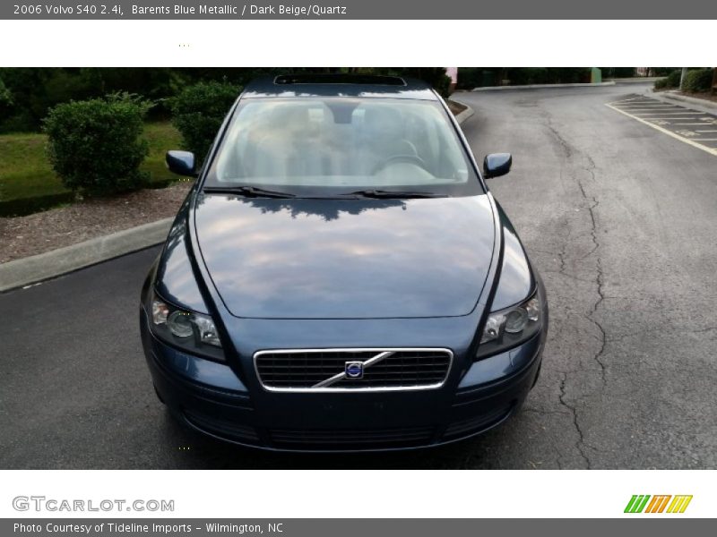 Barents Blue Metallic / Dark Beige/Quartz 2006 Volvo S40 2.4i
