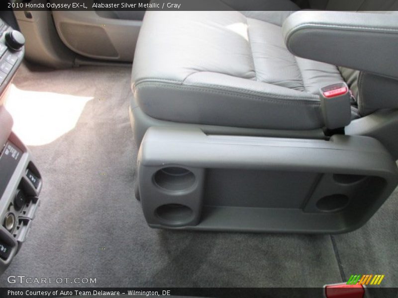 Alabaster Silver Metallic / Gray 2010 Honda Odyssey EX-L