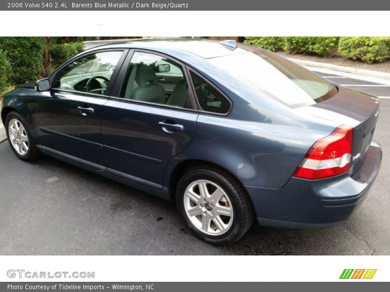 Barents Blue Metallic / Dark Beige/Quartz 2006 Volvo S40 2.4i