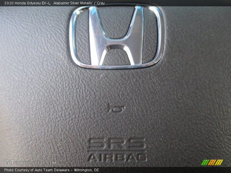 Alabaster Silver Metallic / Gray 2010 Honda Odyssey EX-L