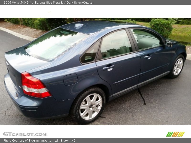 Barents Blue Metallic / Dark Beige/Quartz 2006 Volvo S40 2.4i