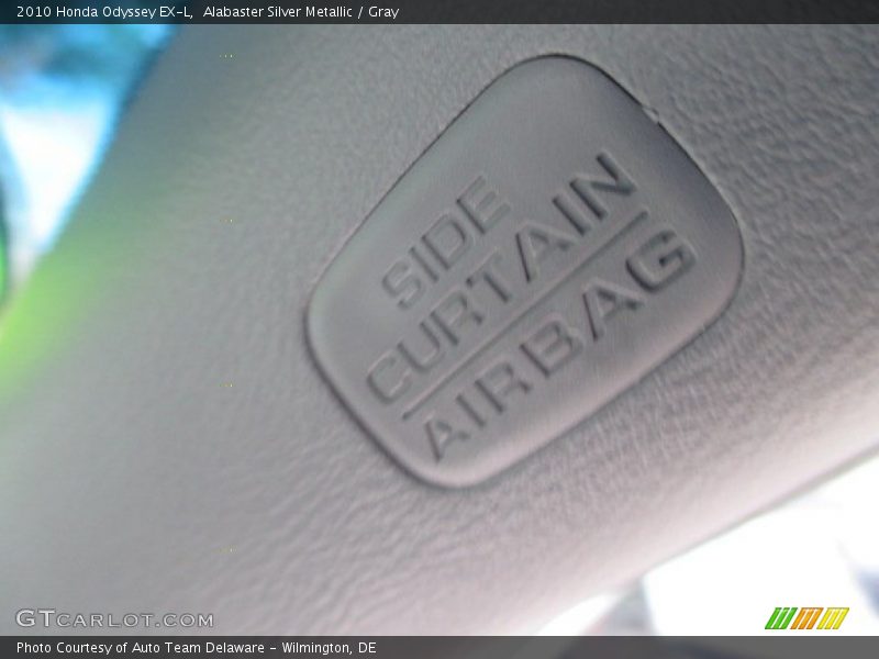Alabaster Silver Metallic / Gray 2010 Honda Odyssey EX-L