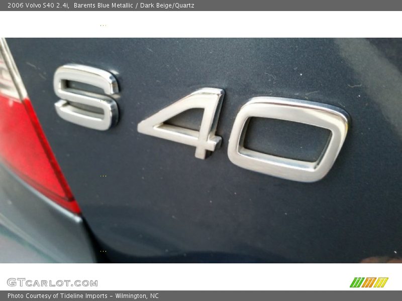 Barents Blue Metallic / Dark Beige/Quartz 2006 Volvo S40 2.4i