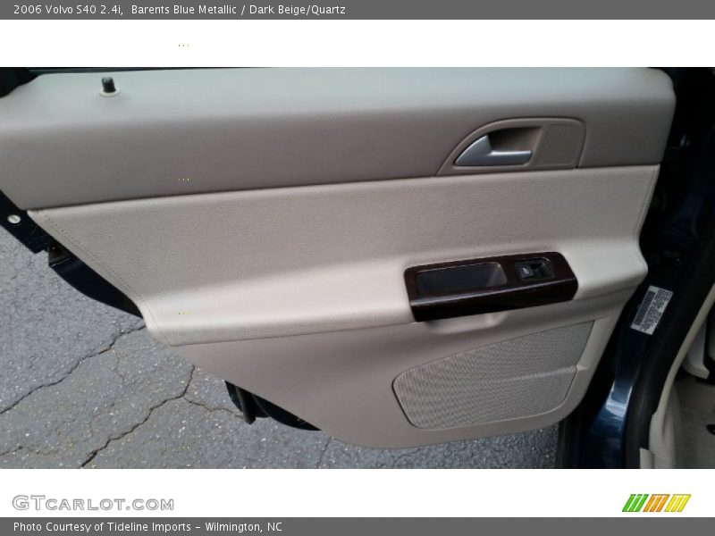 Barents Blue Metallic / Dark Beige/Quartz 2006 Volvo S40 2.4i