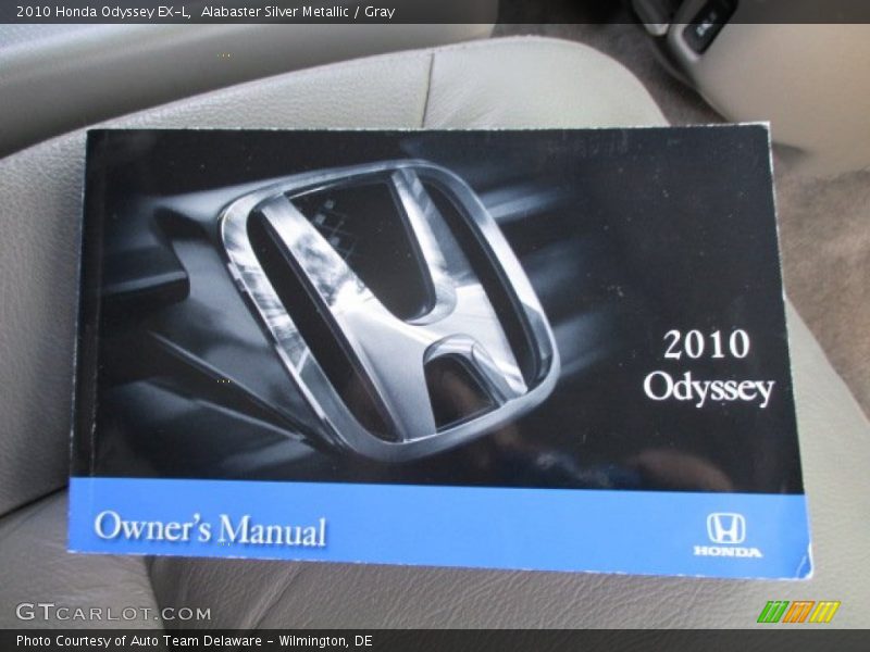 Alabaster Silver Metallic / Gray 2010 Honda Odyssey EX-L