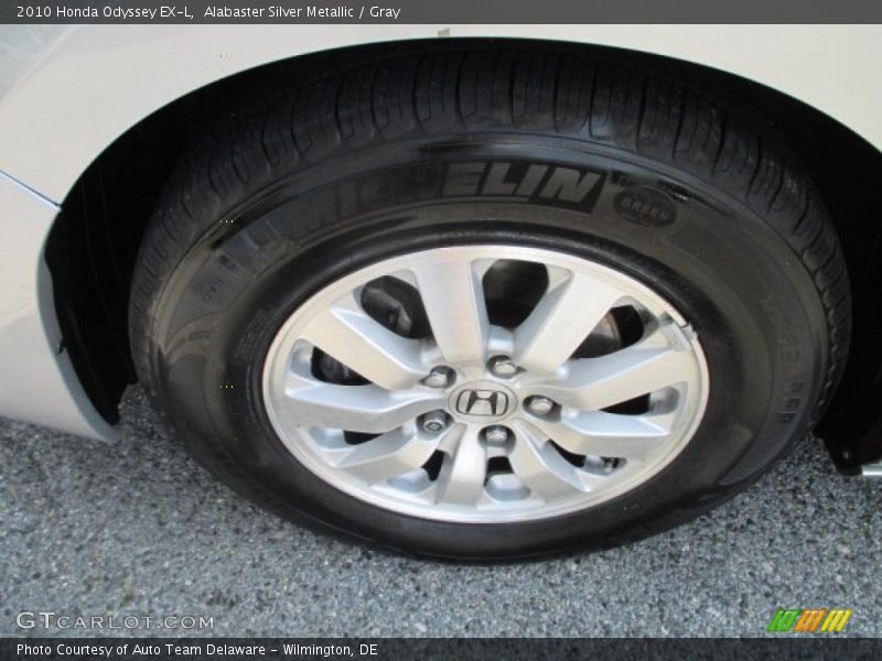 Alabaster Silver Metallic / Gray 2010 Honda Odyssey EX-L