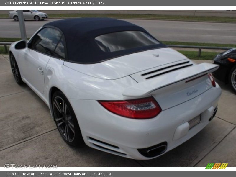 Carrara White / Black 2010 Porsche 911 Turbo Cabriolet