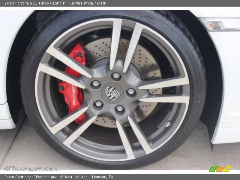 Carrara White / Black 2010 Porsche 911 Turbo Cabriolet
