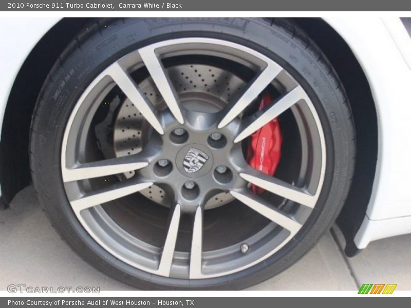 Carrara White / Black 2010 Porsche 911 Turbo Cabriolet