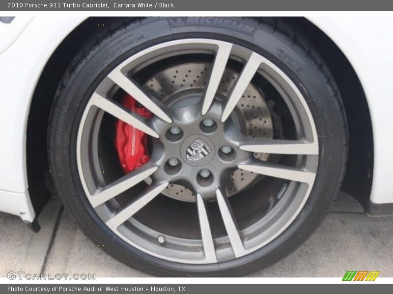 Carrara White / Black 2010 Porsche 911 Turbo Cabriolet