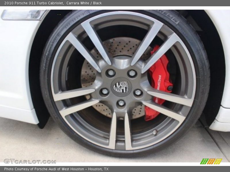 Carrara White / Black 2010 Porsche 911 Turbo Cabriolet