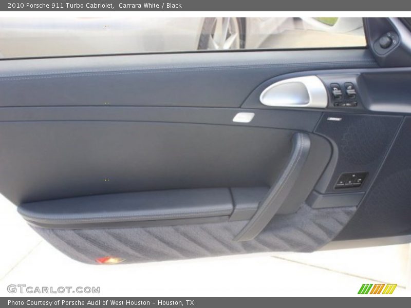 Carrara White / Black 2010 Porsche 911 Turbo Cabriolet