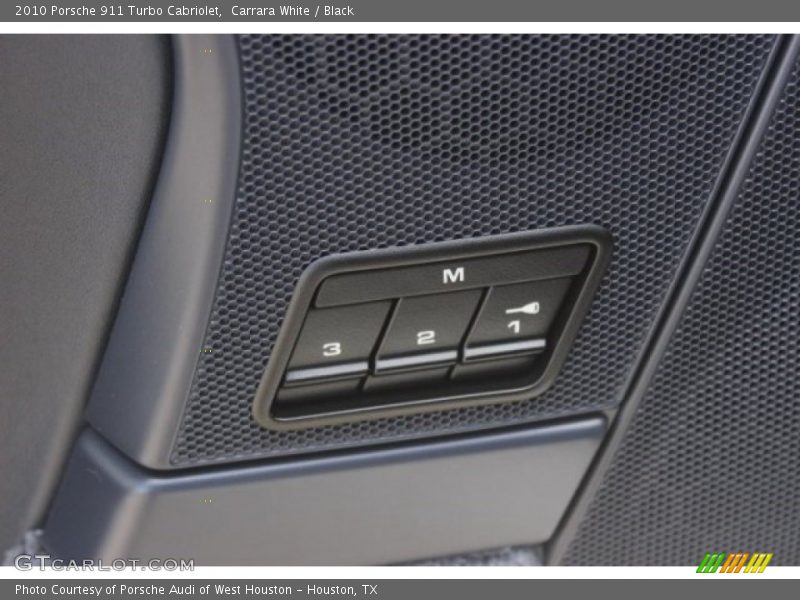 Carrara White / Black 2010 Porsche 911 Turbo Cabriolet