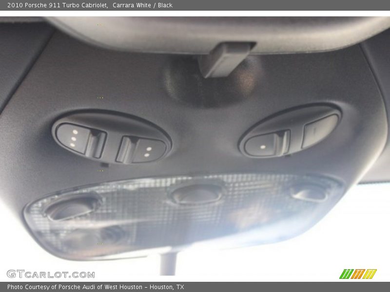 Carrara White / Black 2010 Porsche 911 Turbo Cabriolet