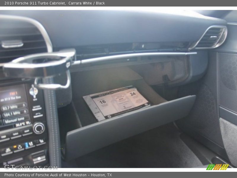Carrara White / Black 2010 Porsche 911 Turbo Cabriolet