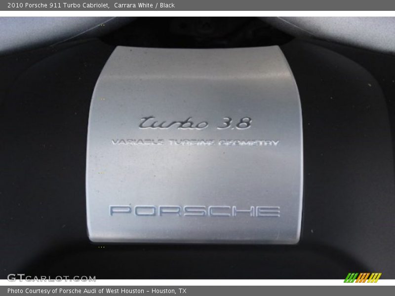 Carrara White / Black 2010 Porsche 911 Turbo Cabriolet
