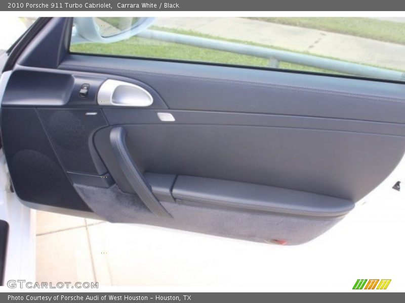 Carrara White / Black 2010 Porsche 911 Turbo Cabriolet