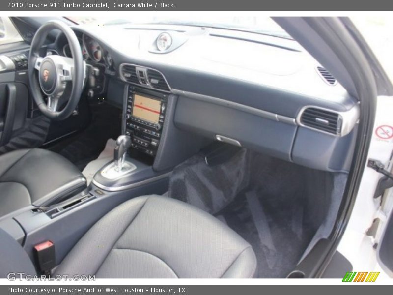 Carrara White / Black 2010 Porsche 911 Turbo Cabriolet