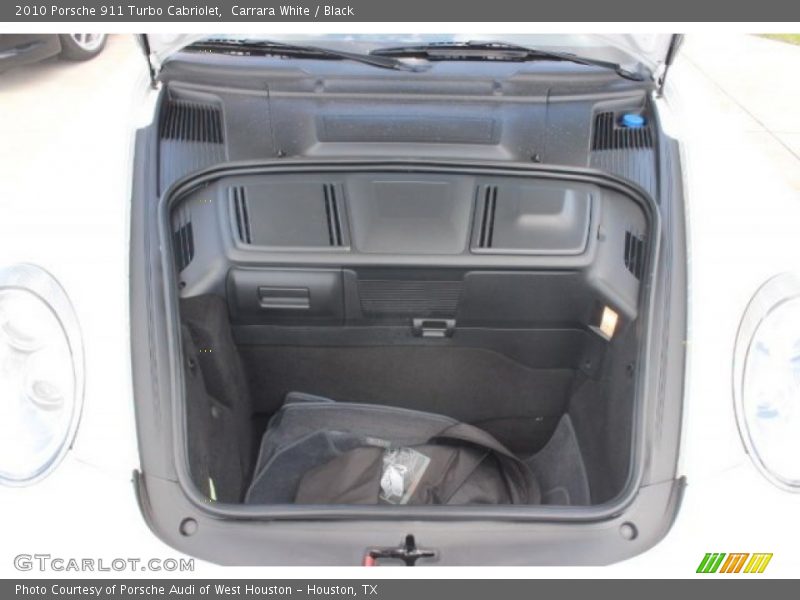 Carrara White / Black 2010 Porsche 911 Turbo Cabriolet