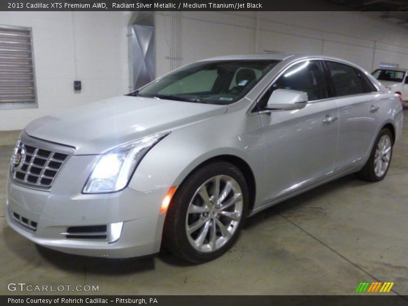 Radiant Silver Metallic / Medium Titanium/Jet Black 2013 Cadillac XTS Premium AWD