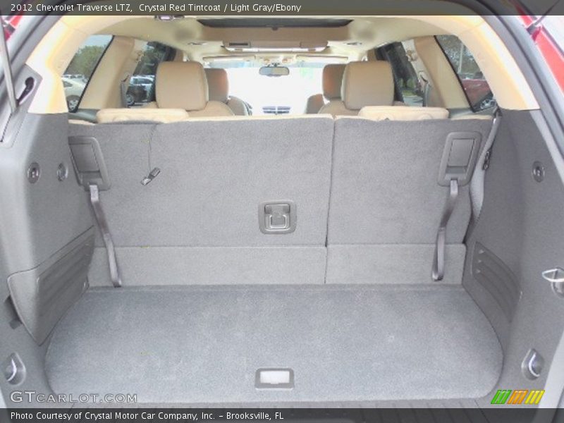 Crystal Red Tintcoat / Light Gray/Ebony 2012 Chevrolet Traverse LTZ