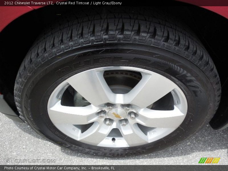 Crystal Red Tintcoat / Light Gray/Ebony 2012 Chevrolet Traverse LTZ