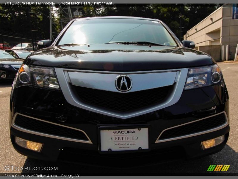 Crystal Black Pearl / Parchment 2011 Acura MDX Technology