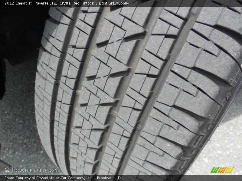 Crystal Red Tintcoat / Light Gray/Ebony 2012 Chevrolet Traverse LTZ