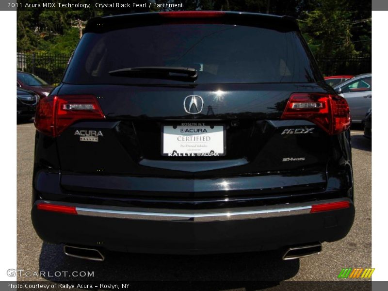 Crystal Black Pearl / Parchment 2011 Acura MDX Technology