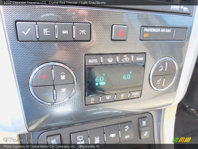 Crystal Red Tintcoat / Light Gray/Ebony 2012 Chevrolet Traverse LTZ