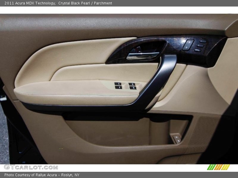 Crystal Black Pearl / Parchment 2011 Acura MDX Technology