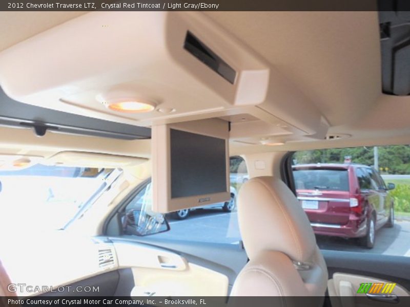 Crystal Red Tintcoat / Light Gray/Ebony 2012 Chevrolet Traverse LTZ